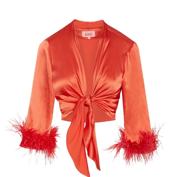 Rezek Studio scarlet foxy top. Never worn. Make an offer! - Picture 4 of 9